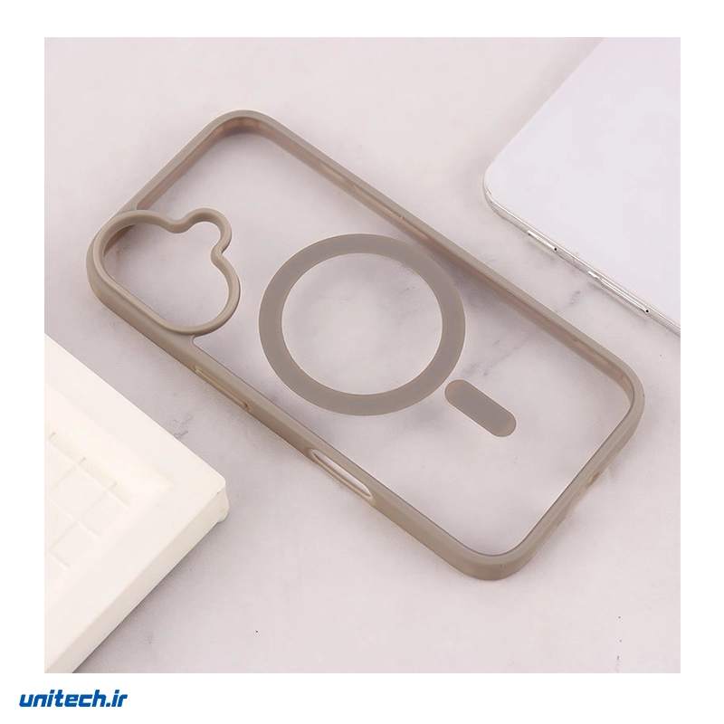 قاب PC مگ سیف آیفون iPhone 16 دور رنگی مناسب iphone 16